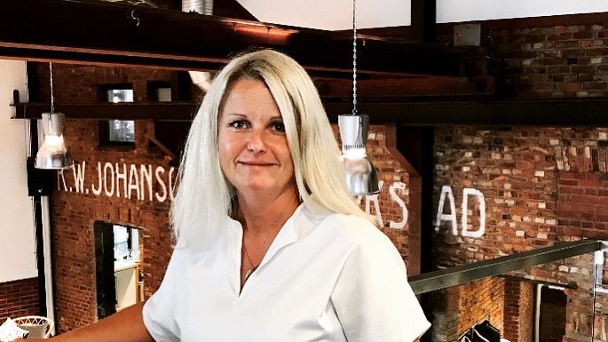 Maria Josefsson, ny produktionschef på Hökerum Bygg AB. 