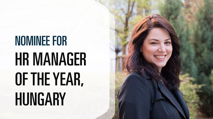 Adrienn Zemancsik - nominee for HR Manager of the Year, Hungary