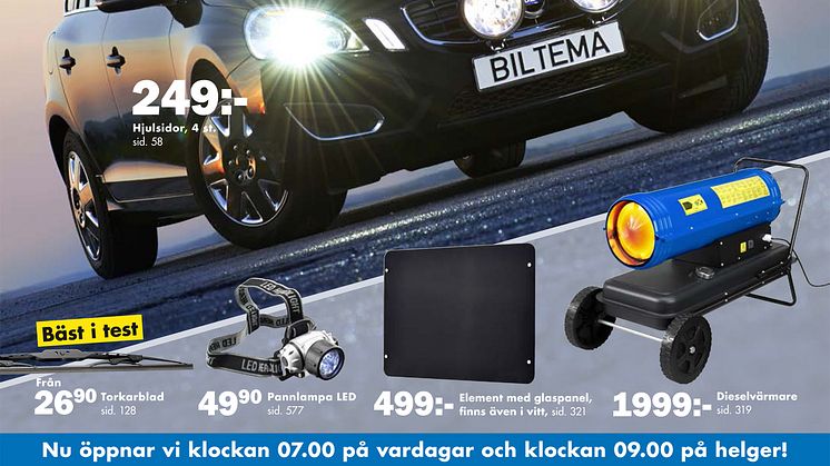 Ny katalog från Biltema