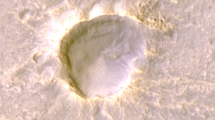 Oxia Planum (18.3N, 335.3E) på Mars norra halvklot Foto: Anshuman Bhardwaj, Luleå tekniska universitet, och  Lunar and Planetary Laboratory (UoA)