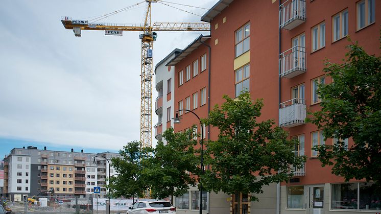 Rekordmånga bostäder byggdes i Sollentuna 2015