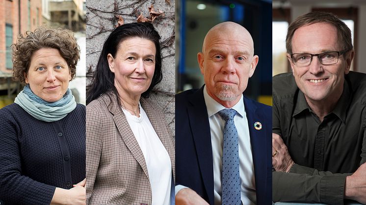 Ebba Löfblad, Maria Stenström, Robert Andrén och Ola Alterå är några av de som kommer att debattera transportbranschens omställning på eComExpo Summiut i Göteborg den 2 december.