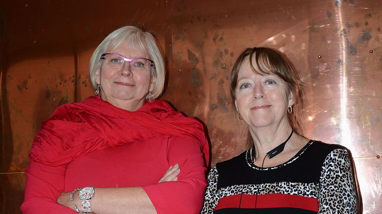 Kerstin Bergman och Syvonne Nordström på Länsstyrelsen i Dalarnas län är nöjda med intresset för uppmärksamhetsveckan. 