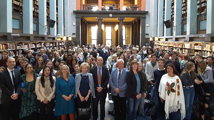 Over 150 studenter deltok i den første utgaven av festivalen i fjør. Bilde: Spanias ambassade i Norge