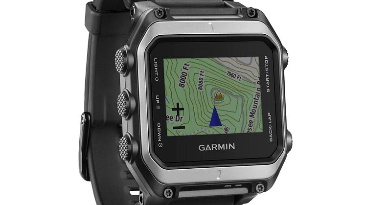 epix™: Den første Garmin GPS-klokken med topokart I farger