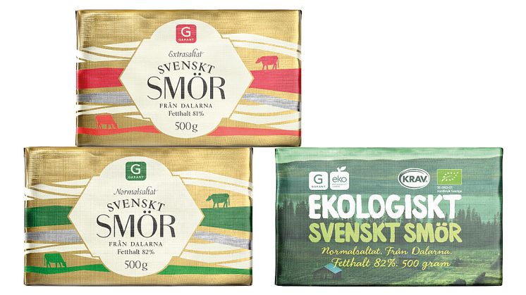Svenskt smör i butikshyllorna – fler svenska mejerivaror även ett stöd till mjölkbonden