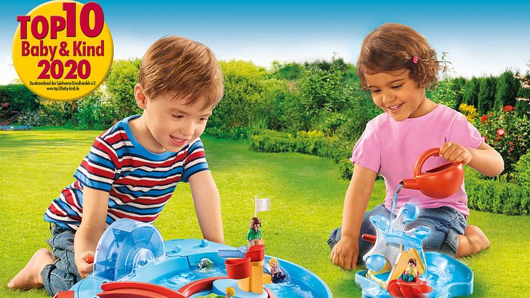 Auszeichnung "TOP 10 Baby & Kind" für PLAYMOBIL 1.2.3 AQUA