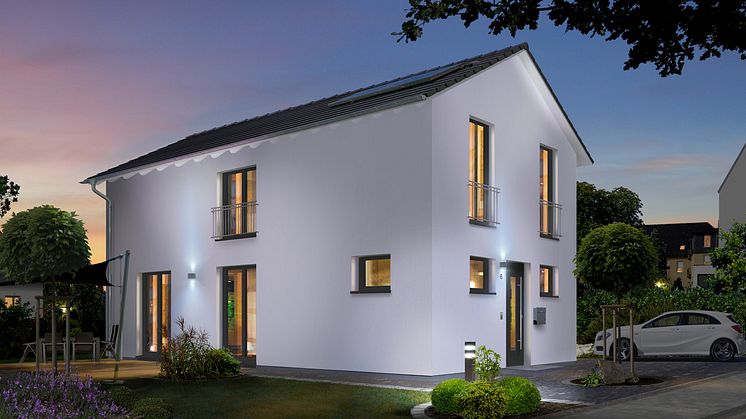 Neu bei Town & Country: Kompaktes Massivhaus für schmale Grundstücke – Das Stadthaus Aura 125