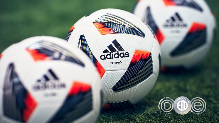 adidas levererar den officiella ligabollen för OBOS Damallsvenskan och Elitettan.