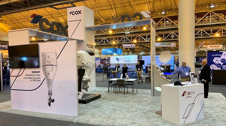 High res image - Cox Powertrain - IWBS 2019 booth