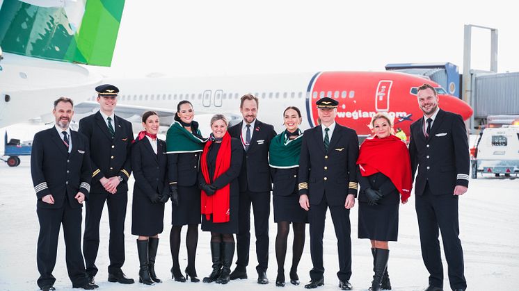 Norwegian and Widerøe crew January 2024