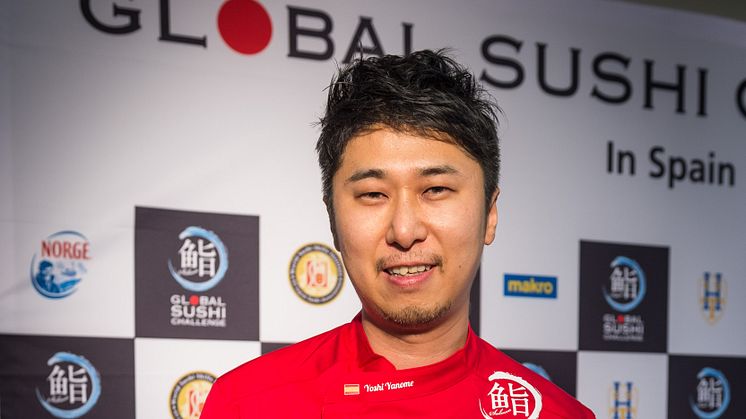 El chef afincado el Valencia, vencedor de la final española del Global Sushi Challenge