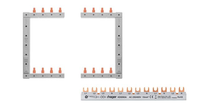 Senkrechte und waagerechte Phasenschienen von Hager_640x360px