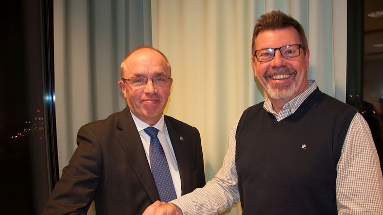 Alf Jönsson, regiondirektör Region Skåne och Mats Runsten, ordförande Vårdförbundet avdelning Skåne är överens.