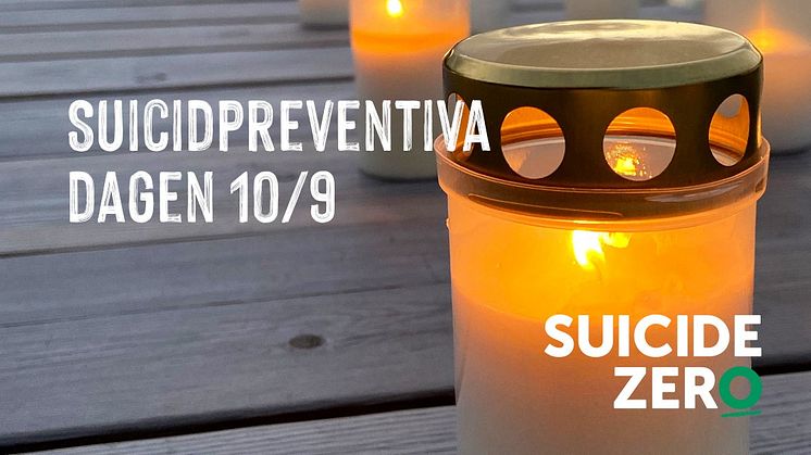 Den 10 september är det Suicidpreventiva dagen. Förra året tog 1505 personer i Sverige sitt liv.