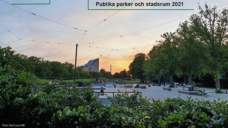 Stadsparken i Lund. Foto: Visit Lund AB