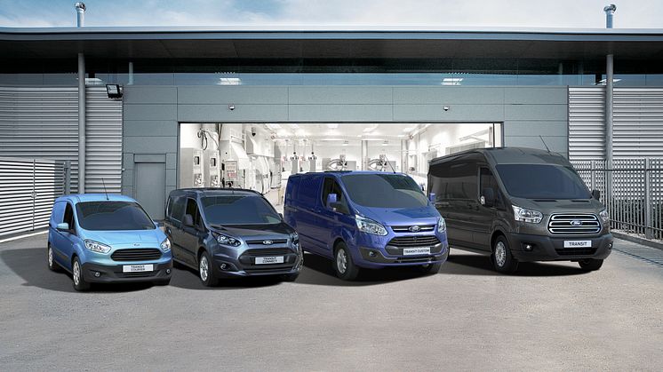 Den fulde Ford Transit serie