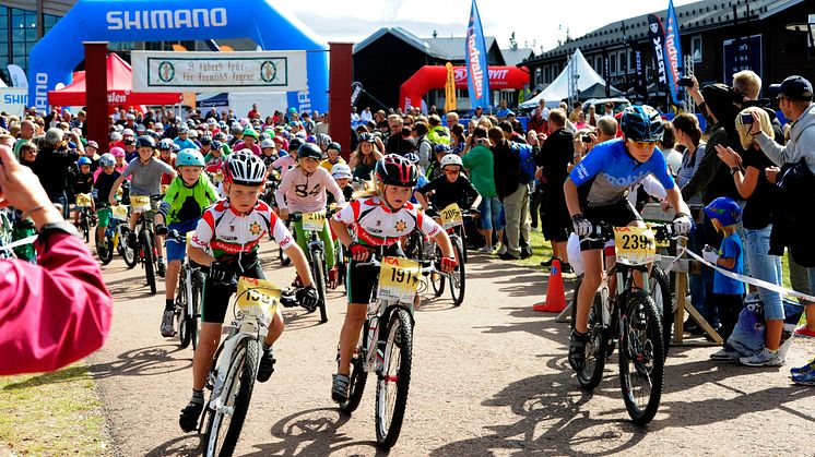 Barnens Cykelvasa körs i Sälen och i Mora