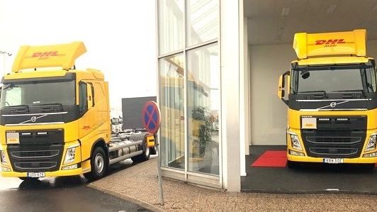 DHL tar nya biogasbilar i drift