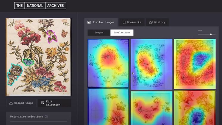 The Deep Discoveries project was launched to explore ways of creating a computer vision search platform that can identify and match images across digitised collections on a national scale. © The National Archives, V&A, and RGBE