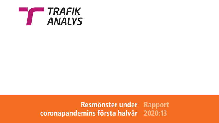 Resmönster under coronapandemins första halvår