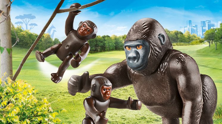Gorilla mit Babys (70360) von PLAYMOBIL