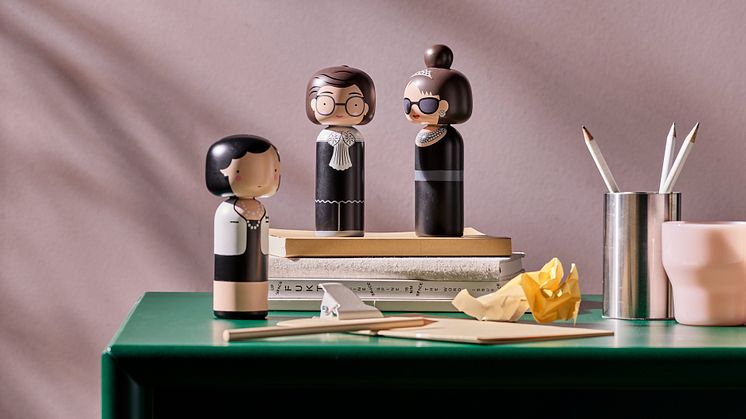 Coco Chanel, Ruth Bader Ginsburg och Audrey Hepburn är några av ikonerna som blivit en del av Sketch.inc-kollektionen från Lucie Kaas