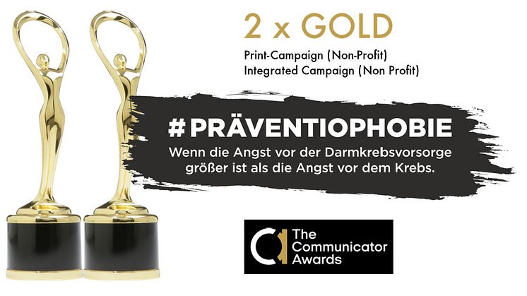 Communicator Awards 2021: 2 x Gold für Felix Burda Stiftung