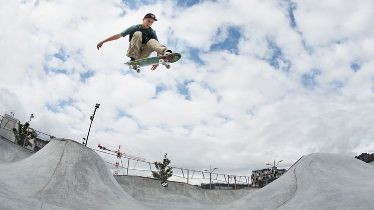 ​VM- final i skateboard till Malmö.