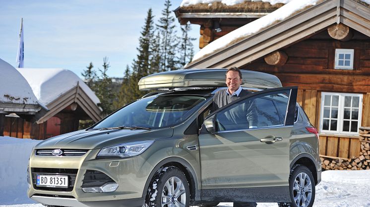 Adm. dir i Ford Motor Norge Steve Kimber ved nye Ford Kuga