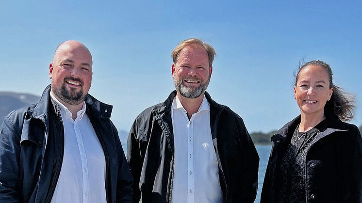 From left: Lasse A. Vangstein, Bent Martini and Johanna Hansli. 