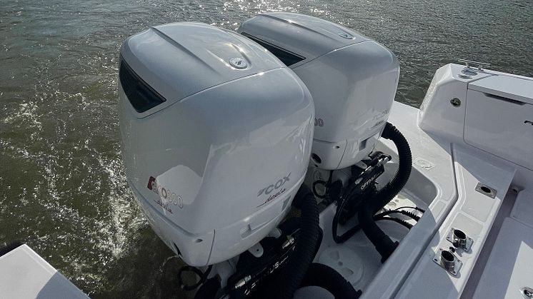 Cox Marine - The CXO300 outboard is approved for twin installations on Lake Constance (2)