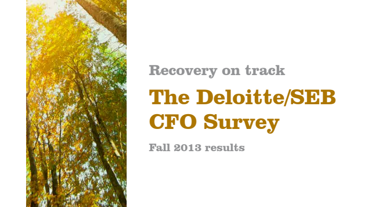 Deloitte/SEB CFO Survey 