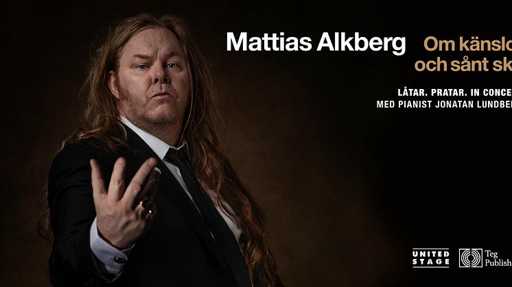 Mattias Alkberg på duoturné med "Om känslor och sånt skit"