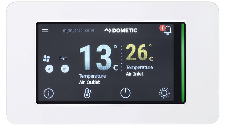 Hi-res image - Dometic - Dometic Frosty Var touch screen control