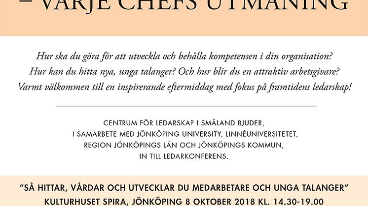 Över 100 ledare och studenter på ledarskapsdag om att utveckla medarbetare och unga talanger