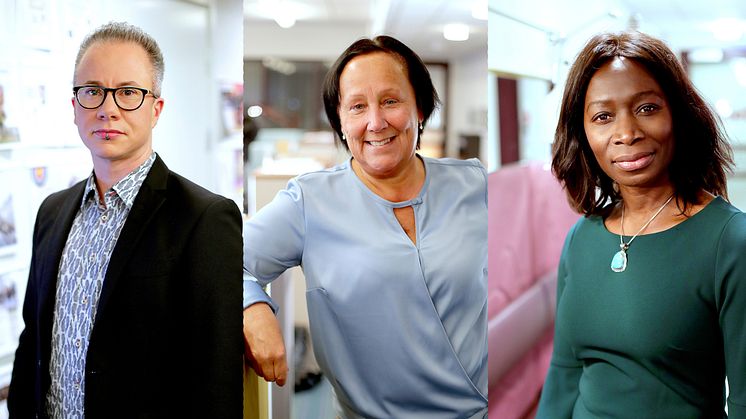 Noah Elstad, Tove Möller & Nyamko Sabuni. Foto: Tidningen Chef