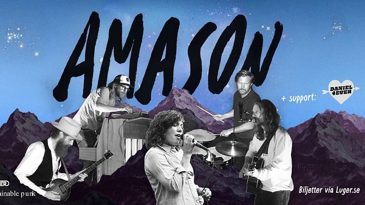 Amason ger sig ut på turné – släpper album senare i höst