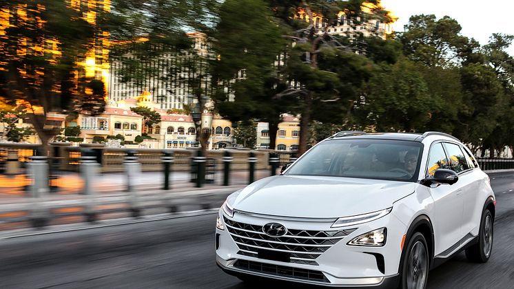 Helt nya Hyundai NEXO belönas med 5 stjärnor i Euro NCAP.