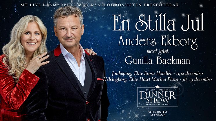 En Stilla Jul med Anders Ekborg med Gunilla Backman på Elite Hotels