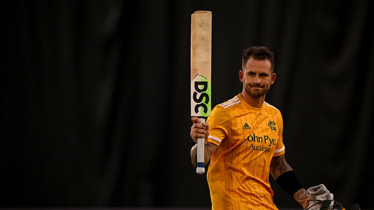 Nottinghamshire and England batter Alex Hales (Getty Images)