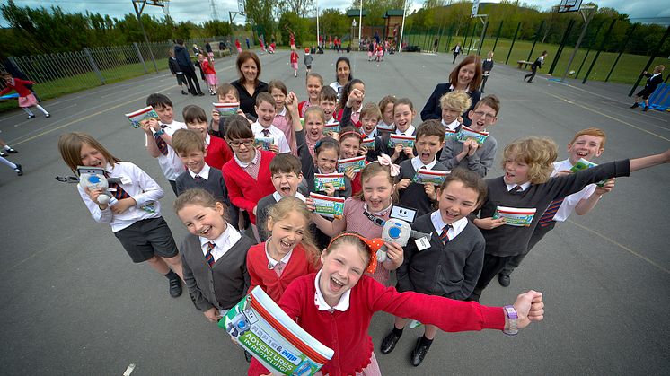 Pass it on – primary pupils help to write UK recycling book