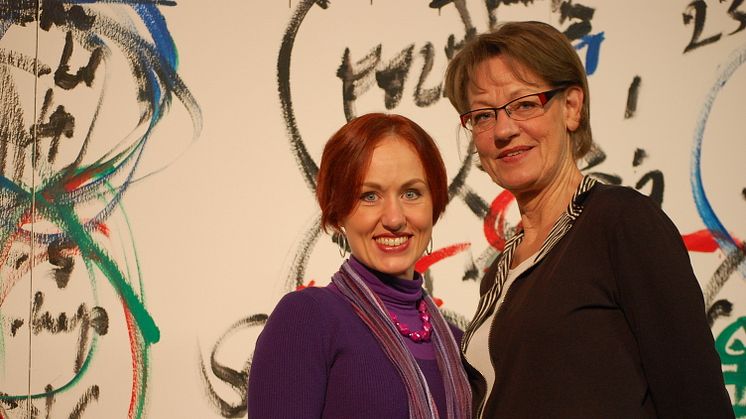 Johanna Sjöström och Gudrun Schyman 