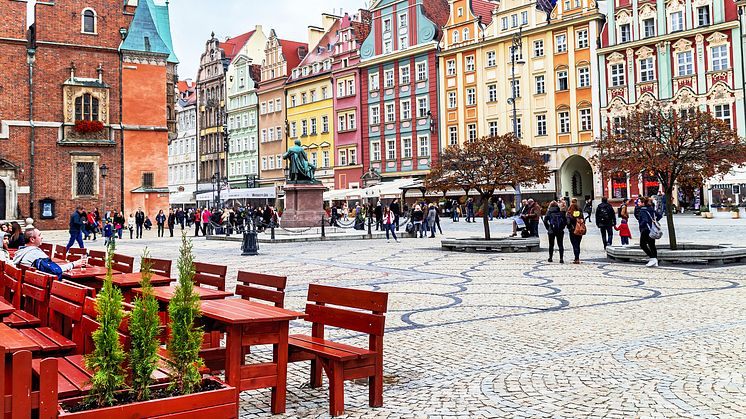 City of Wroclaw in Poland