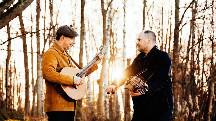 Esbjörn Hazelius och Johan Hedin, två av folkmusikens giganter, kommer till Gävle Konserthus i veckan