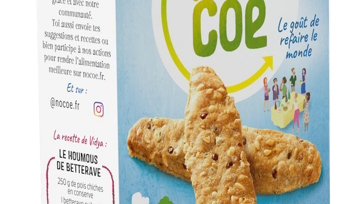 Snackfutures, le hub innovation de Mondelez International, co-crée NoCOé, la première marque apéritive zéro carbone, en collaboration avec Fooding Company
