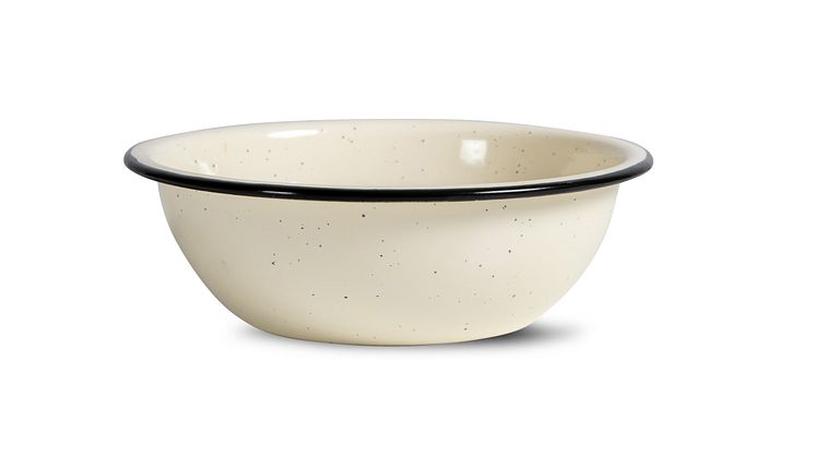 Doris enamel bowl, beige - Sagaform SS22 - 5018176