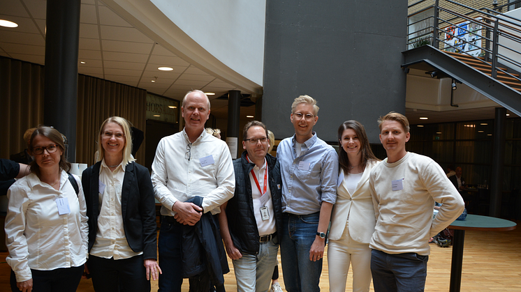 Representanter från Rotundagruppens Stockholmsbaserade företag M3 Bygg och P9 Projekt