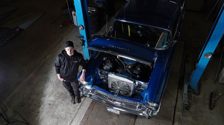 Bröderna Oskar och Emil Myrland driver tillsammans BRM Autoservice i Skinnskatteberg som är ansluten till Godkänd Bilverkstad