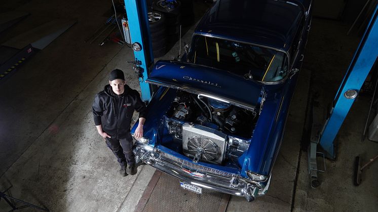 Bröderna Oskar och Emil Myrland driver tillsammans BRM Autoservice i Skinnskatteberg som är ansluten till Godkänd Bilverkstad